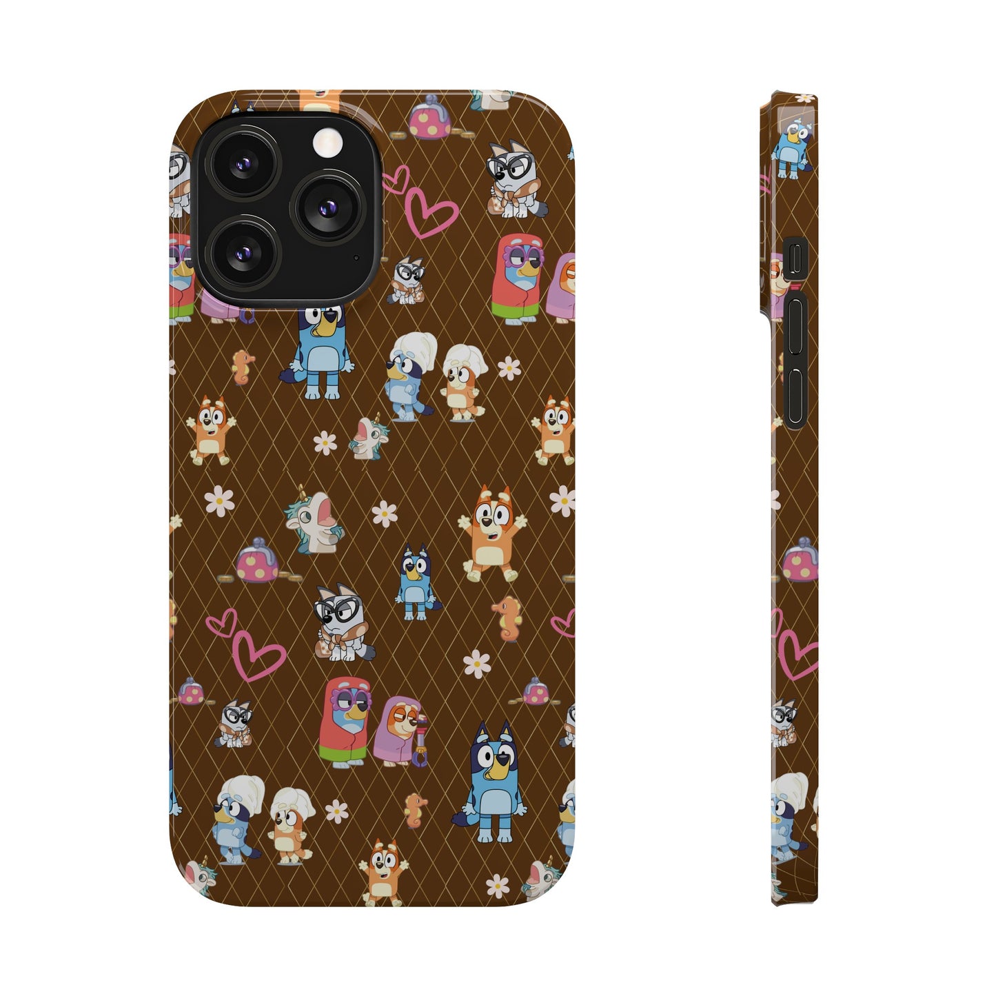 Copy of  Bluey Bingo Phone Case, iPhone Bluey Characters, Muffin Grannies Beach Phone Case