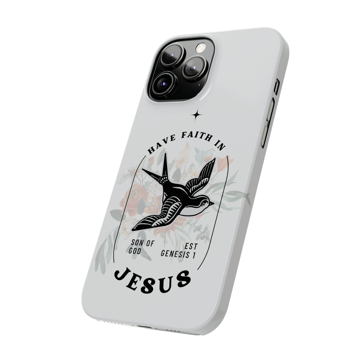 Bible Verses Phone Case Minimalist, Christian Aesthetic iPhone Cases, Jesus Saves Phone Case, Vintage Tattoo Style