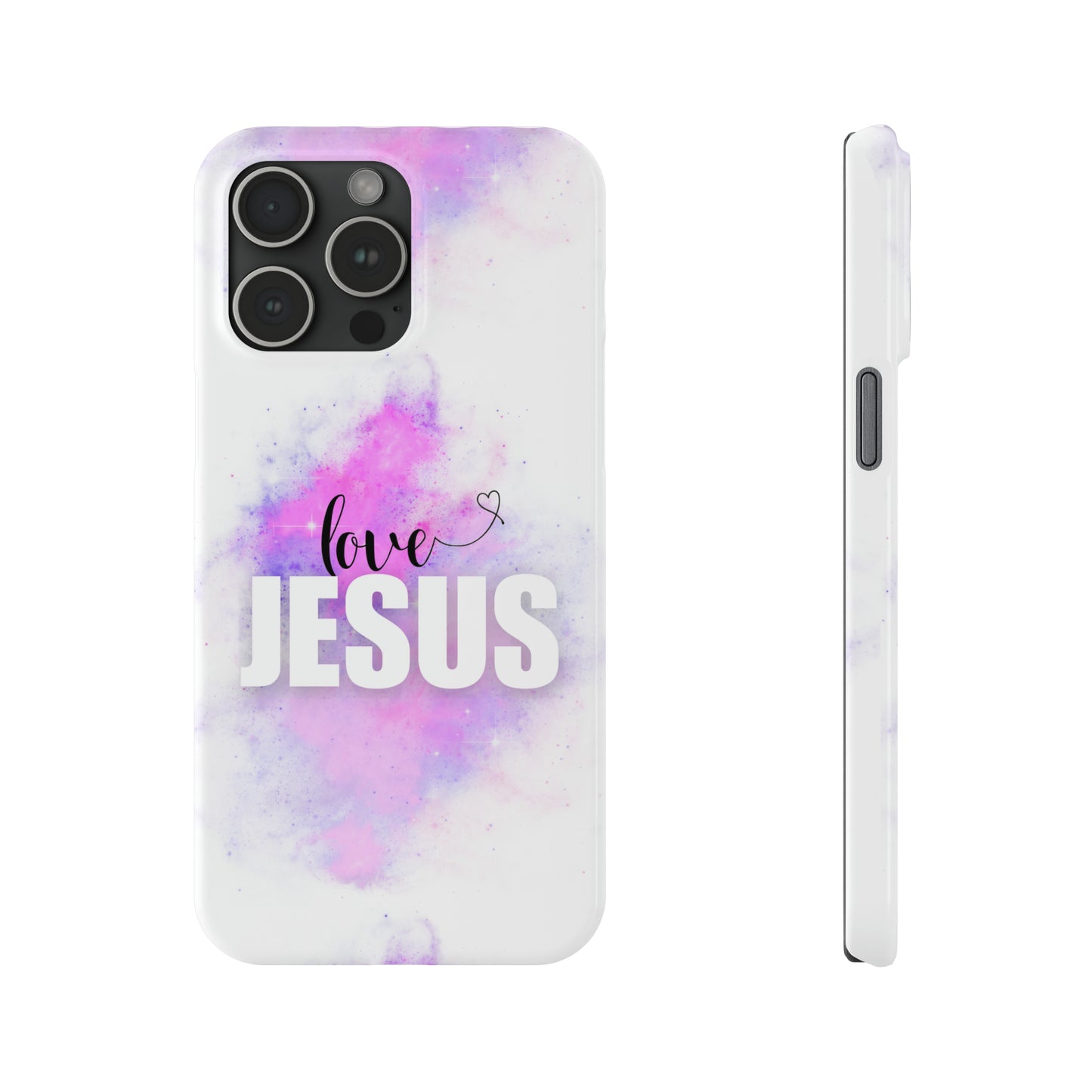 Love Jesus Slim Phone Case