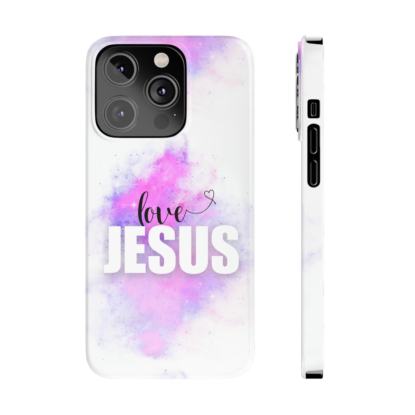 Love Jesus Slim Phone Case