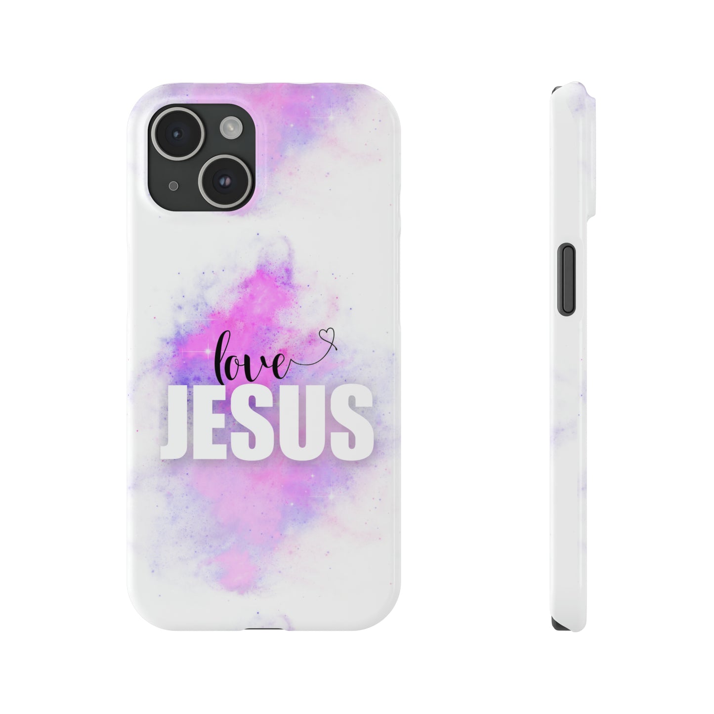 Love Jesus Slim Phone Case