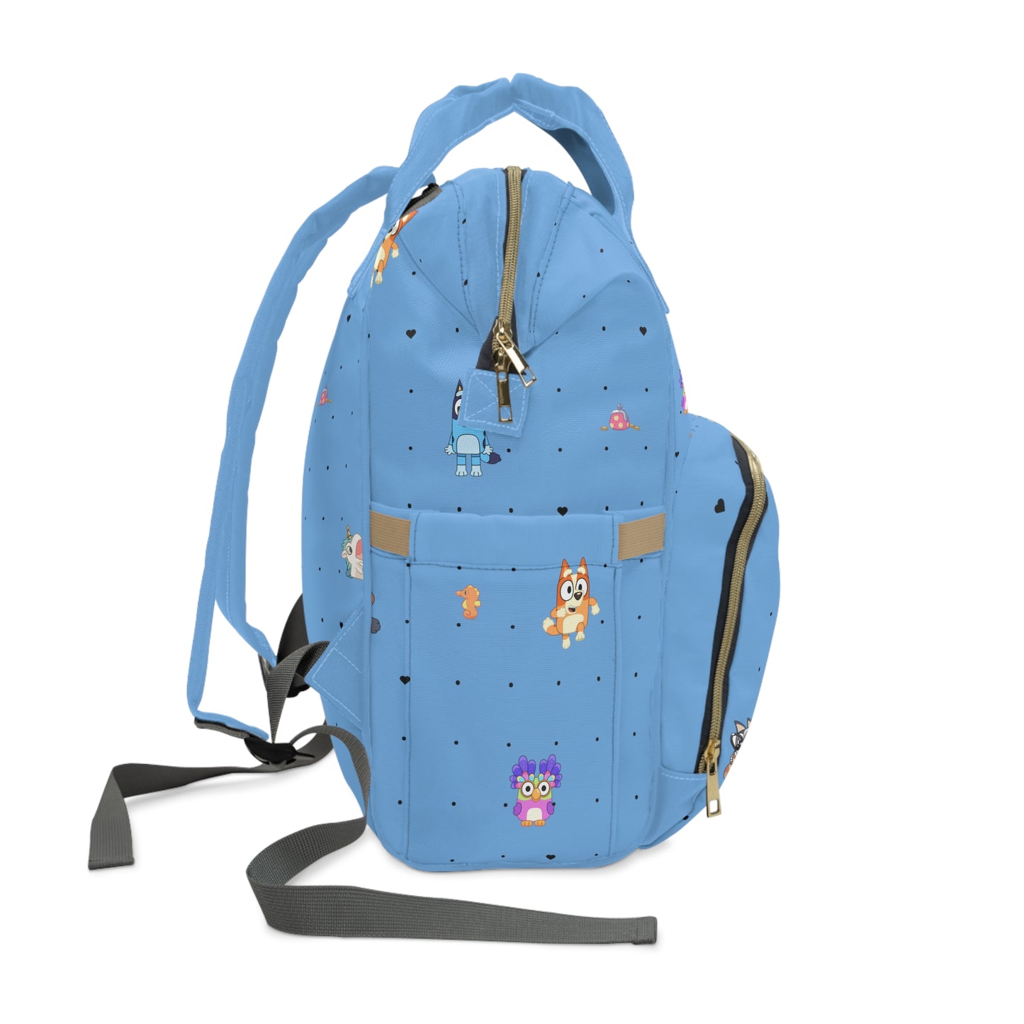 Bluey and Bingo Diaper Backpack, Bingo Backpack, Bluey Baby Bag, Toddler Bag, Bingo Baby Bag, Grannies Bluey