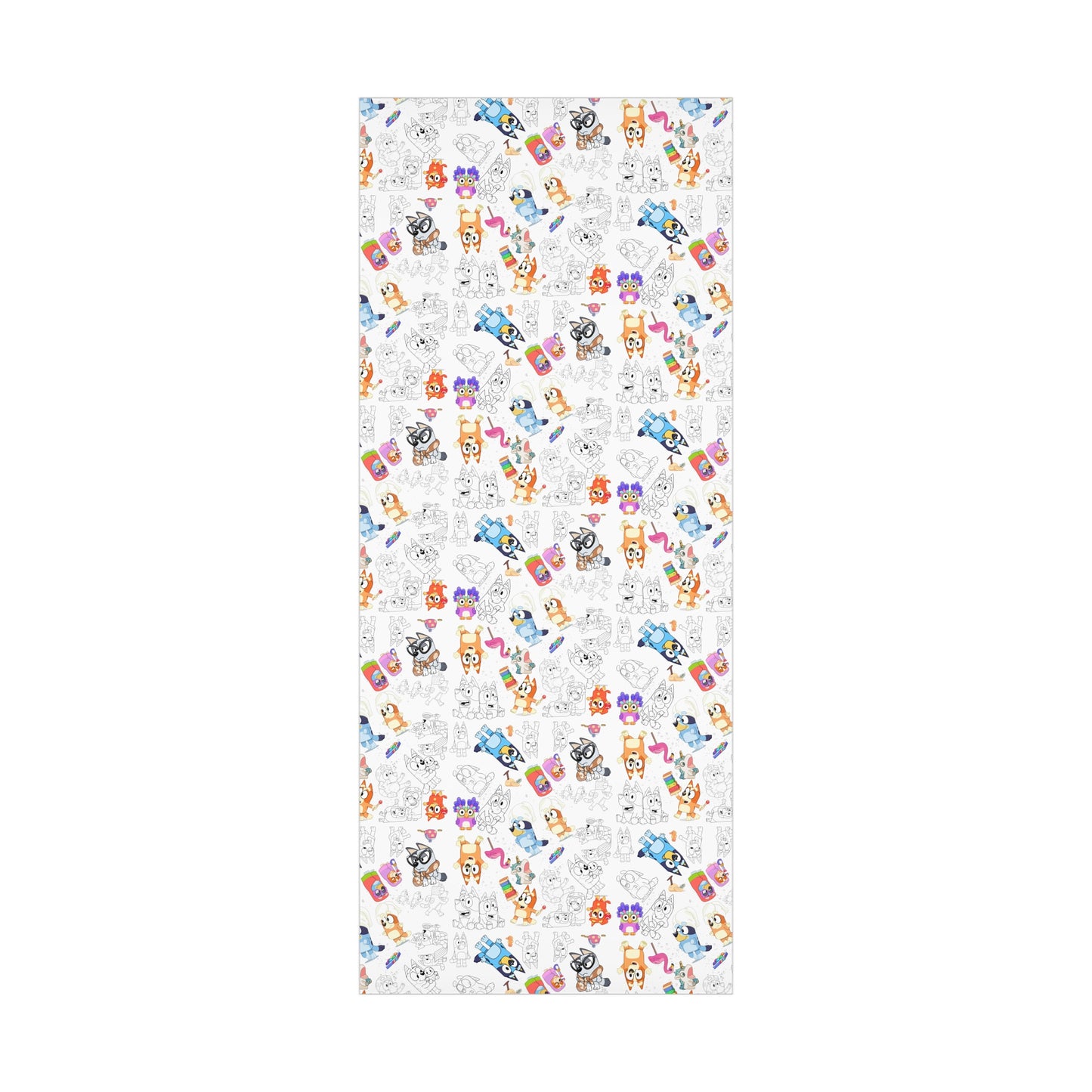 Bluey and Bingo Gift Wrap Papers, Bluey and Bingo Birthday Present Wrap, Bluey and Bingo Christmas Wrapping Paper