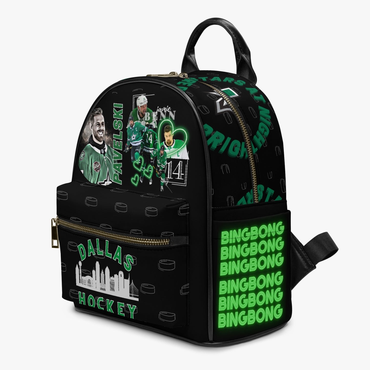 Dallas Stars Ultimate Fan Backpack Pavelski Jamie Benn Texas Hockey Johnston Robo