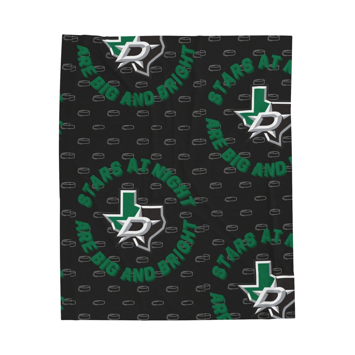 Dallas Stars Blanket, Jamie Benn NHL Blanket, Playoff Hockey Gear, Velveteen Plush Blanket, Hockey Fan Gifts, Stars at Night