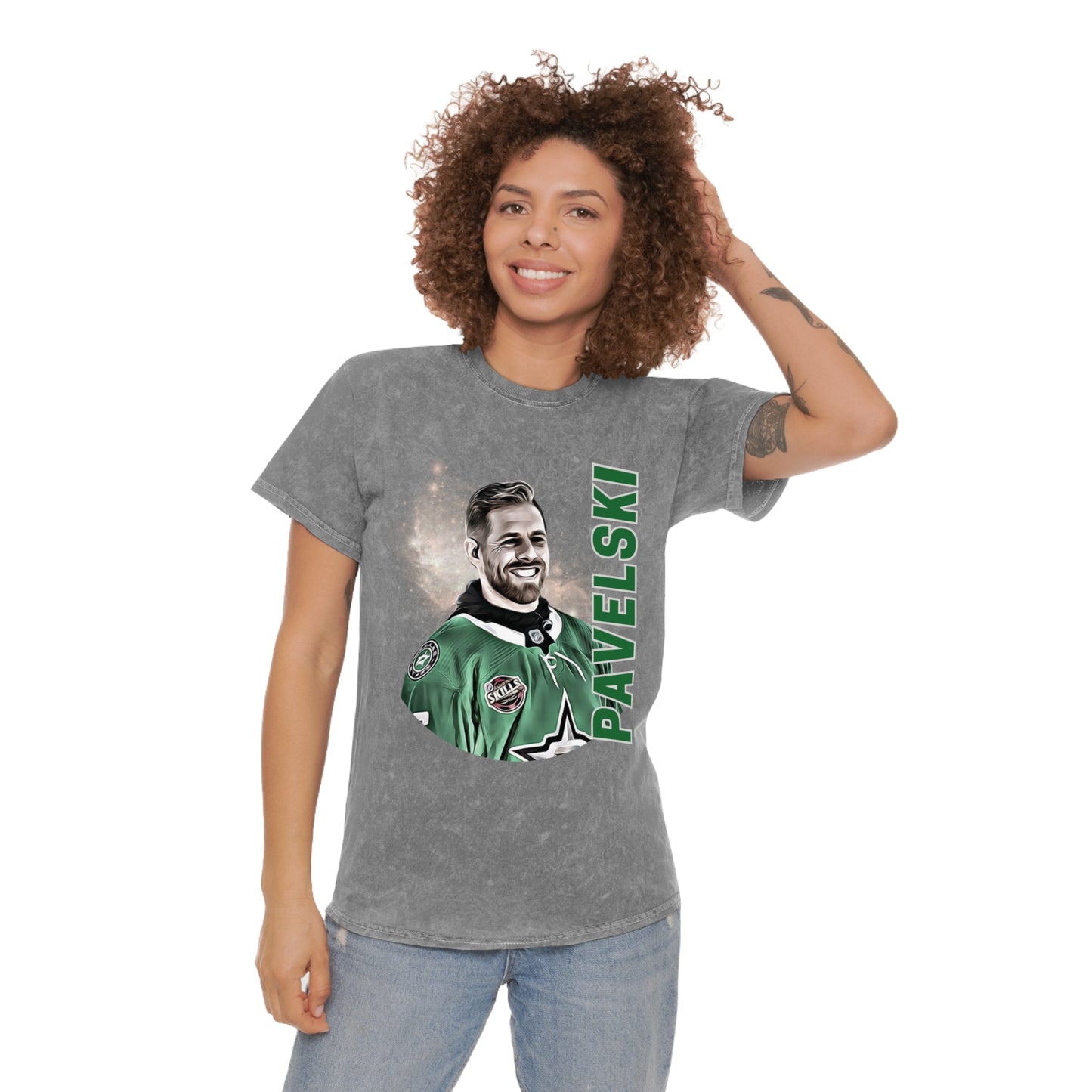 Joe Pavelski Dallas Stars Dallas Hockey Pavs Mineral Wash T-Shirt