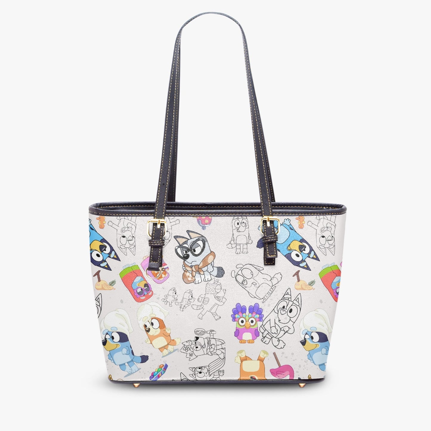 Bluey Bingo Purse Stickbird Grannies Janet Rita Large Leather Tote Bag Designerer Bluey Shoulder Bag