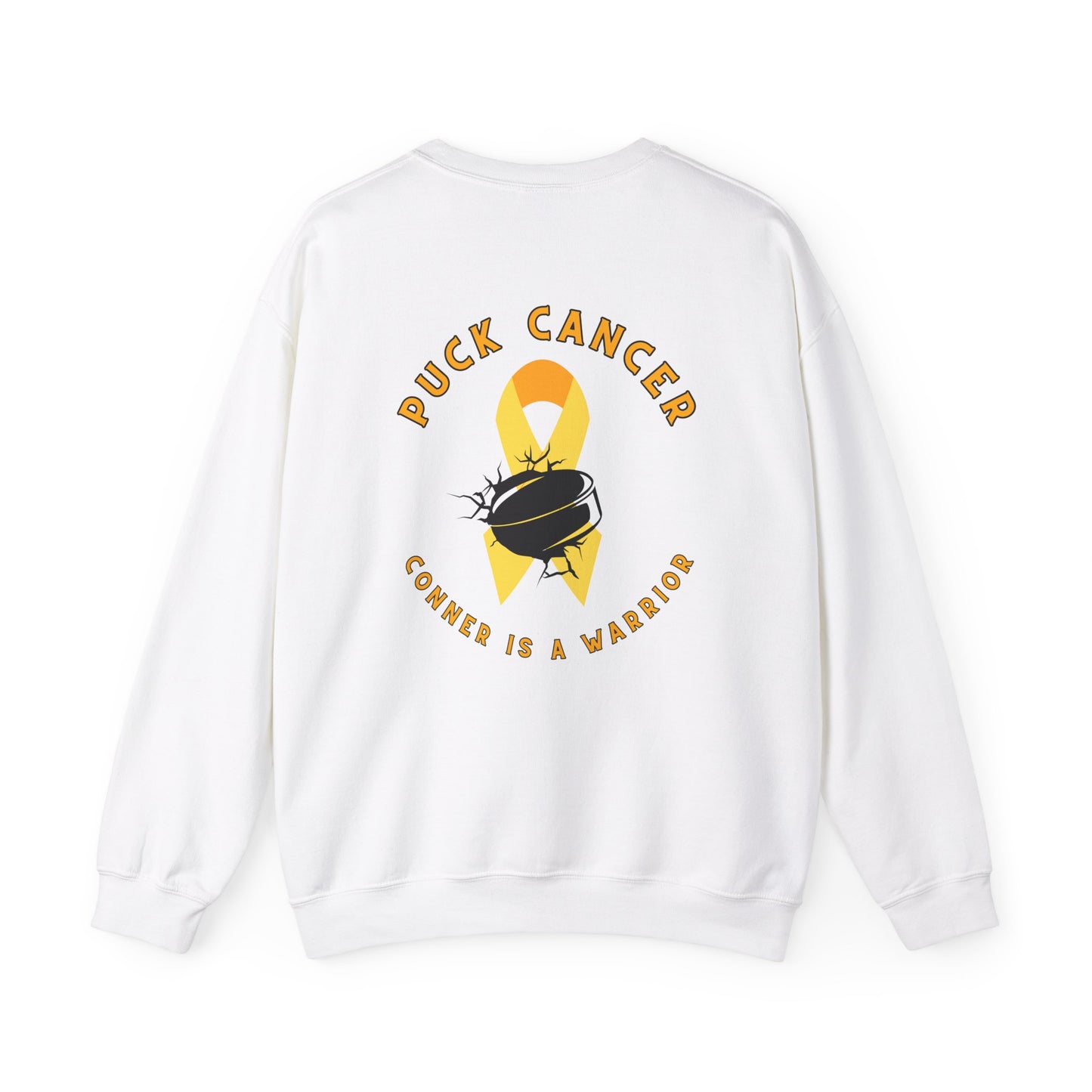 Custom Bruins/ Cancer Awareness Support Sweater