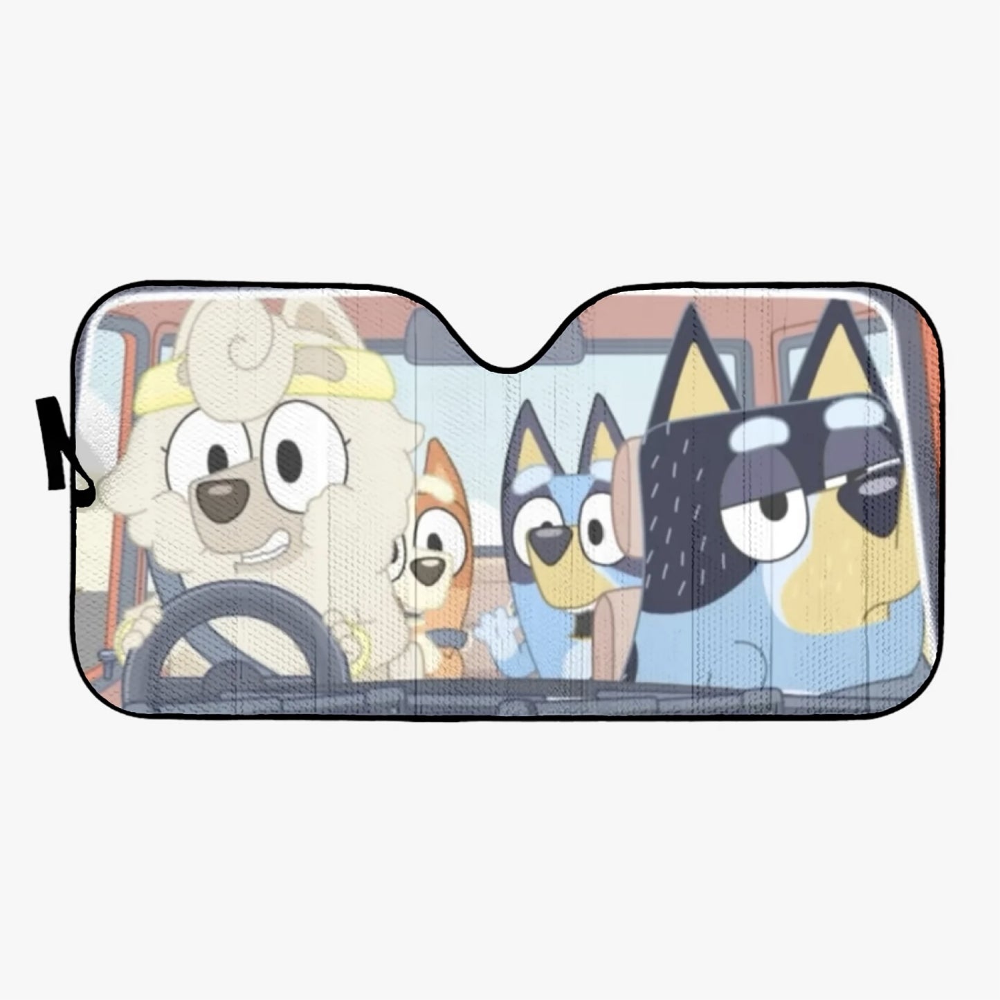 Bluey Ice Cream Bingo Dad Car Windshield Sun Shade