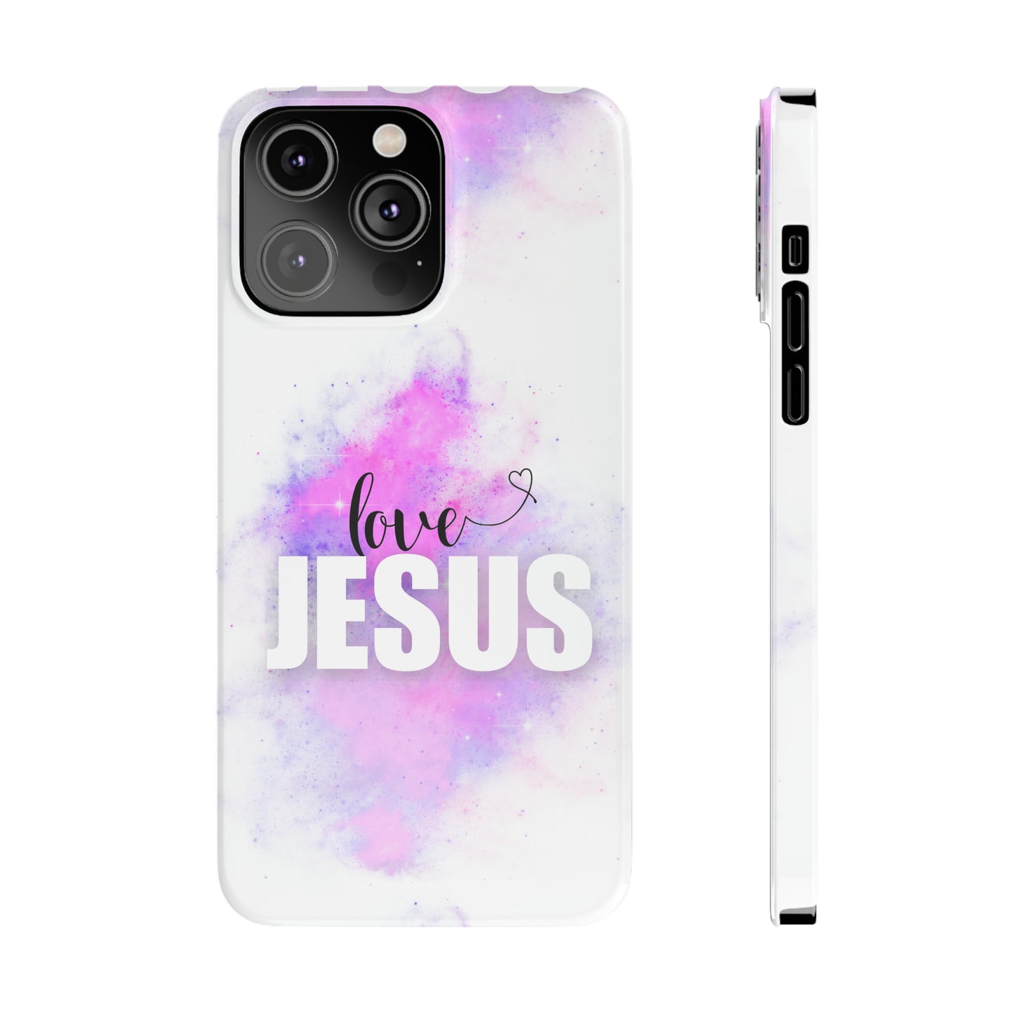 Love Jesus Slim Phone Case