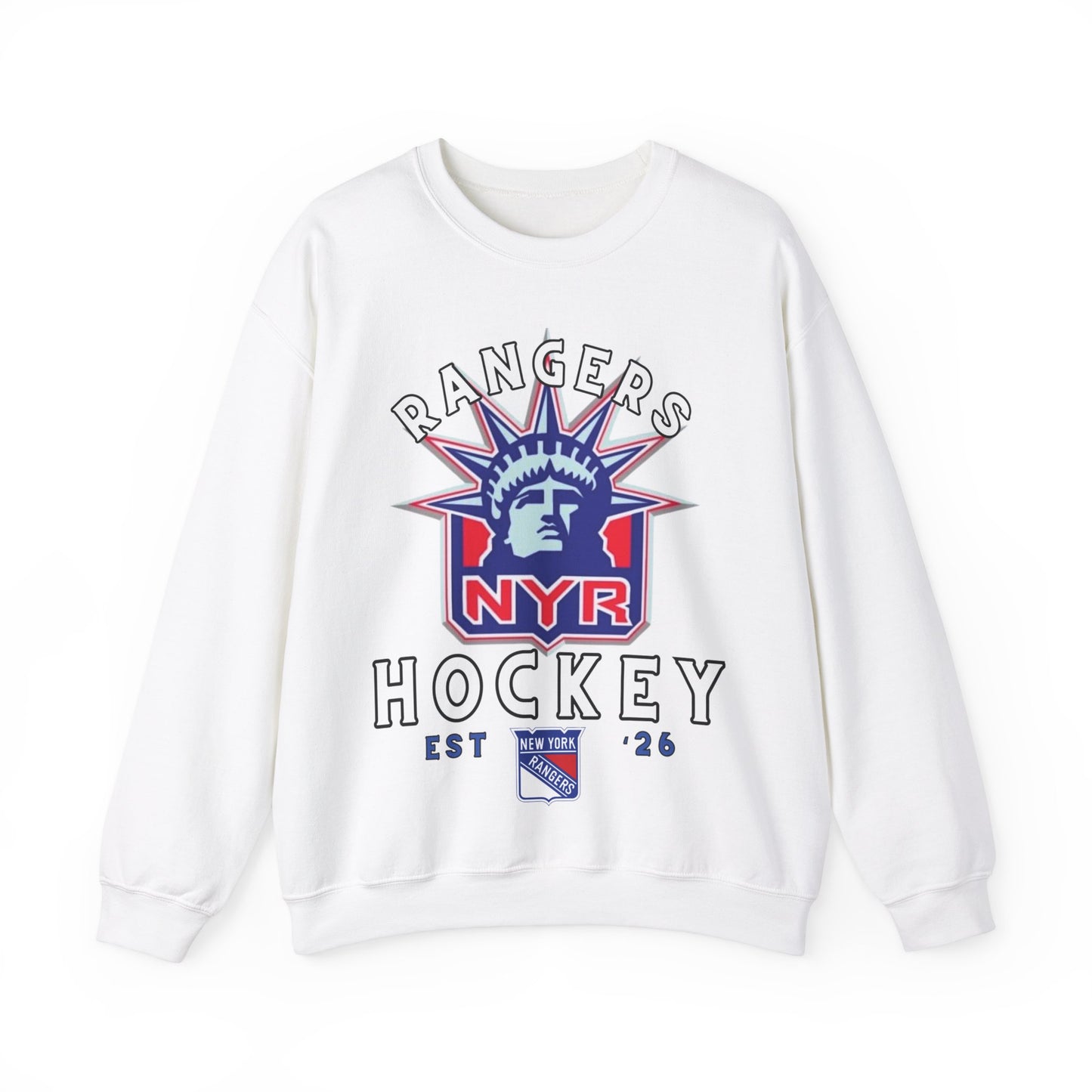 NY Rangers Hockey Sweatshirt, NY Hockey Shirt, Rangers Retro Hockey Sweatshirt, Rangers Fan Gear, NY Hoodie