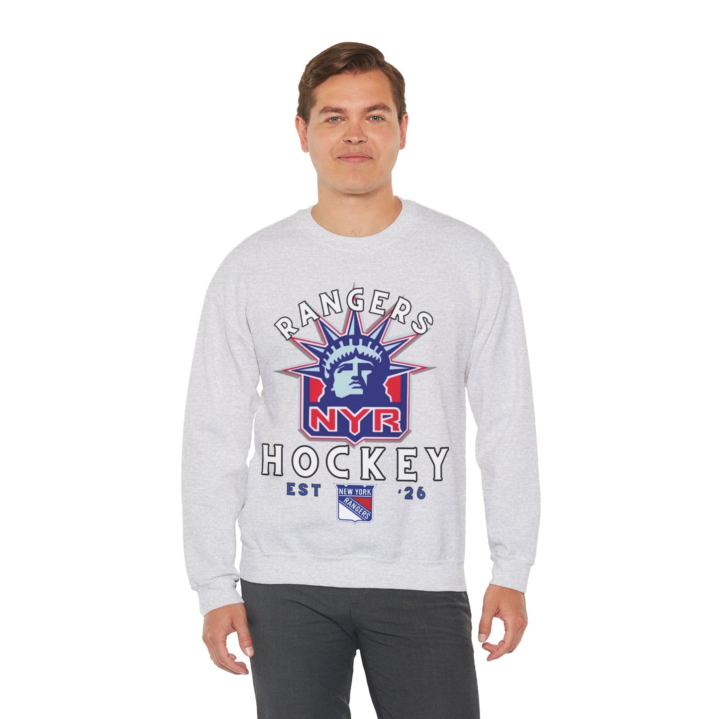 NY Rangers Hockey Sweatshirt, NY Hockey Shirt, Rangers Retro Hockey Sweatshirt, Rangers Fan Gear, NY Hoodie