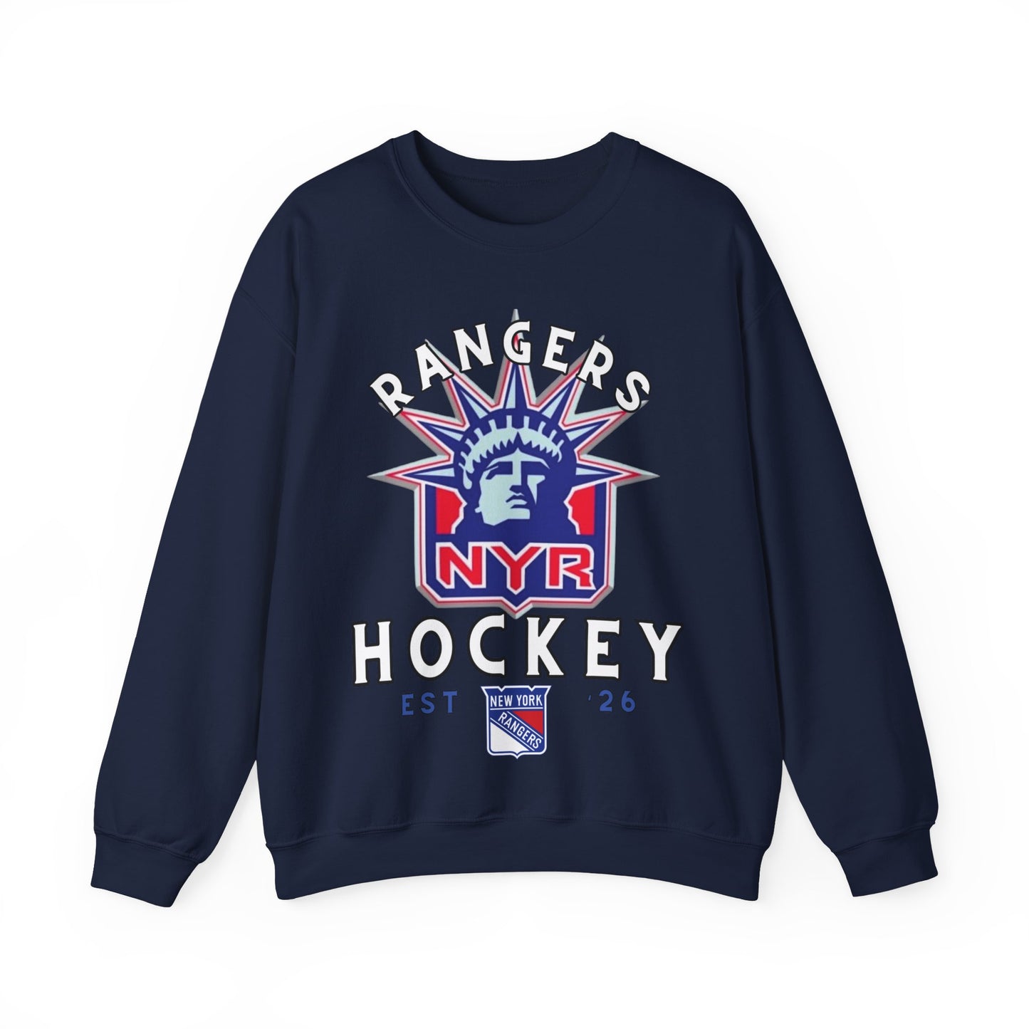 NY Rangers Hockey Sweatshirt, NY Hockey Shirt, Rangers Retro Hockey Sweatshirt, Rangers Fan Gear, NY Hoodie