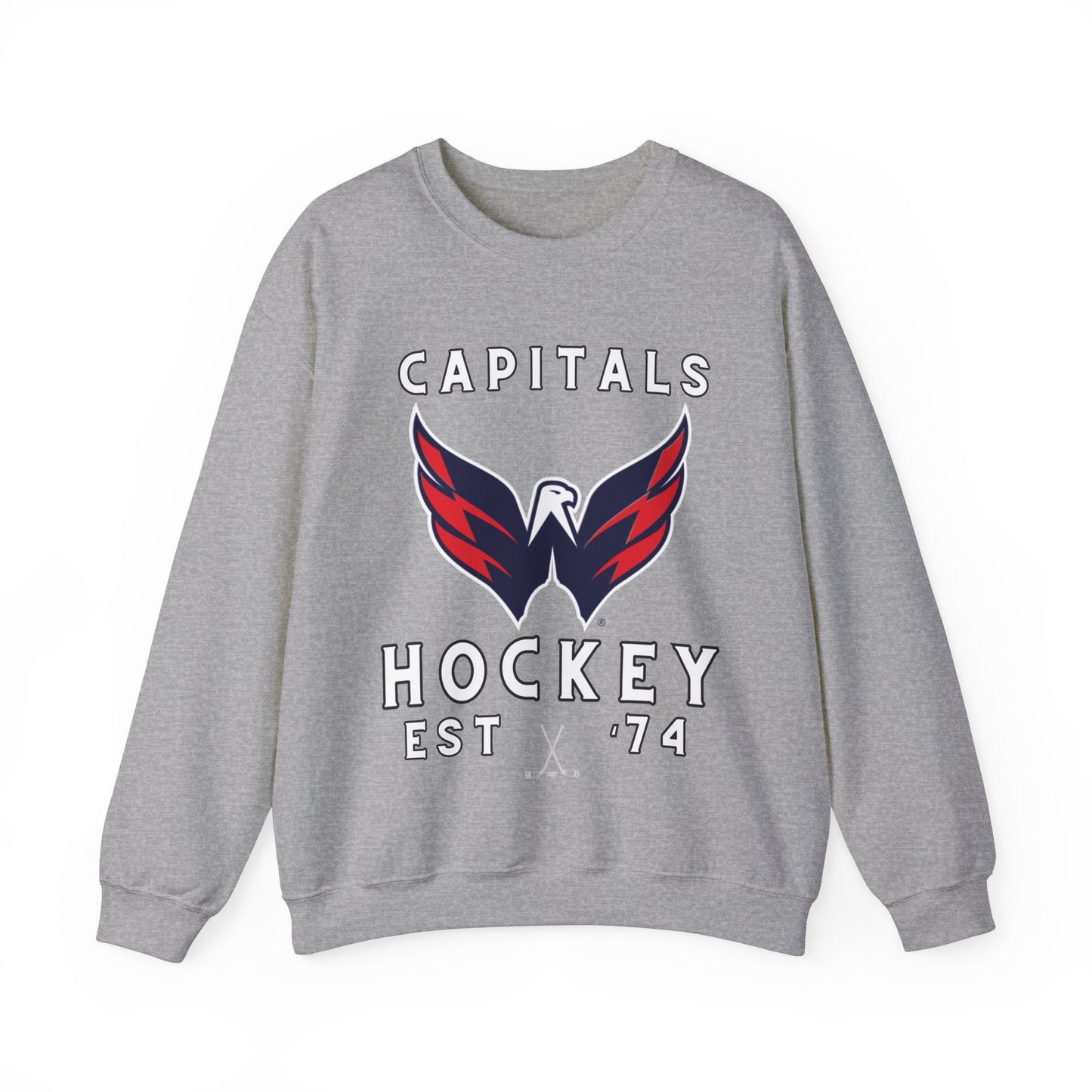 Capitals Hockey Sweatshirt, Washington DC Hockey Shirt, Capitals Retro Hockey Sweatshirt, Throwback Capitals Gear, NHL Hoodie