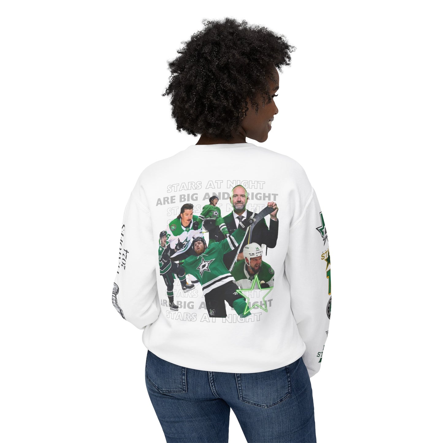 Dallas Stars Hockey Stanley Cup Playoffs Crewneck Tee Sweatshirt Stars Hockey Gear