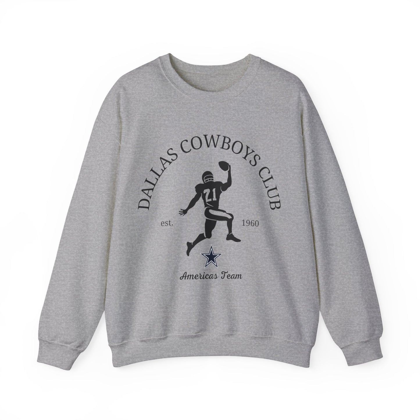 Original Vintage Cowboys Sweatshirt, Cowboys Cowgirls, Distressed Crewneck, Cowboys Western, Mascot, Men and Womens Sweatshirt, Unisex Fit