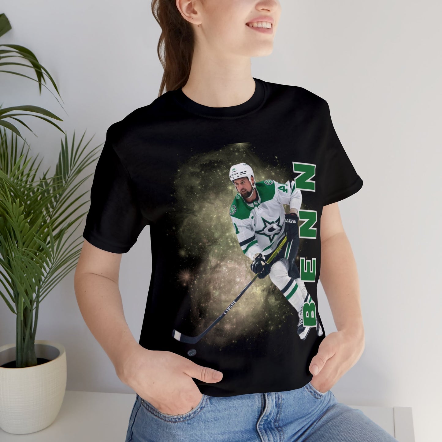 Jamie Benn Dallas Hockey Shirt, Star Hockey Shirt, MegaFan Gift, Retro Vintage Hockey Fan, Dallas Stars, Captain Dallas Stars