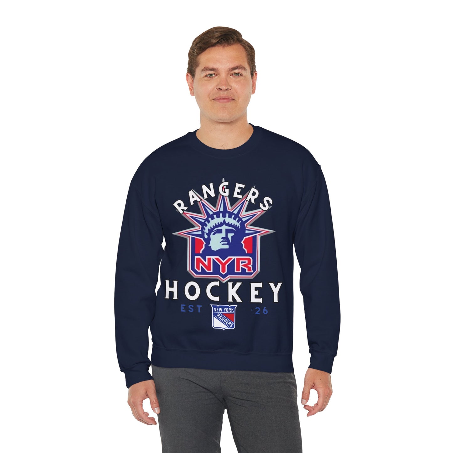 NY Rangers Hockey Sweatshirt, NY Hockey Shirt, Rangers Retro Hockey Sweatshirt, Rangers Fan Gear, NY Hoodie