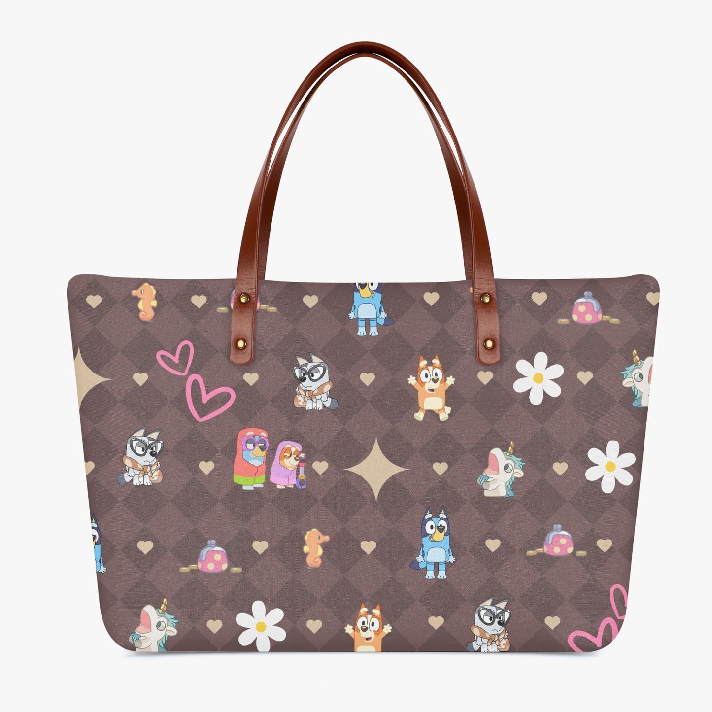 Bluey Bingo Grannies Muffin Purse Classic Bluey Diving Cloth Tote Bag