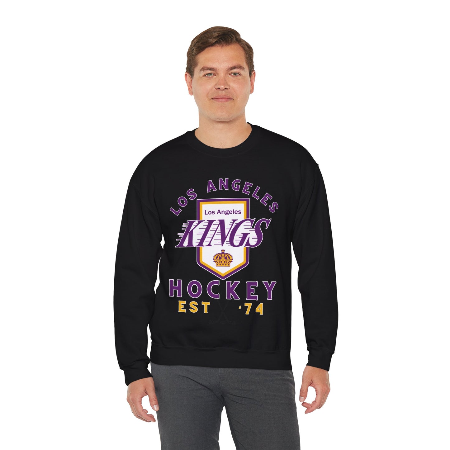 LA Kings Sweatshirt, Kings Hockey Shirt, Kings Retro Hockey Sweatshirt, Throwback LA Gear, NHL Hoodie