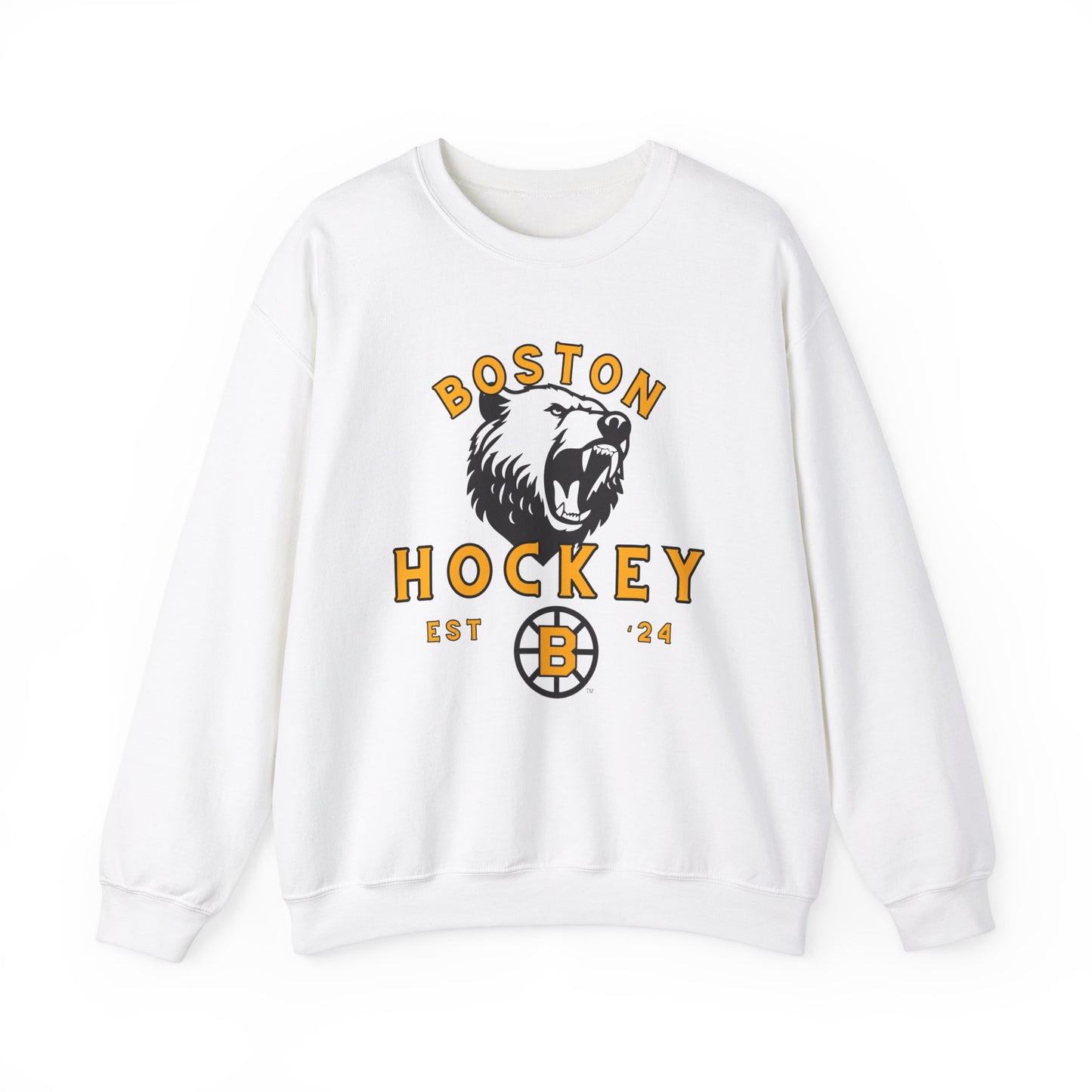 Custom Bruins/ Cancer Awareness Support Sweater