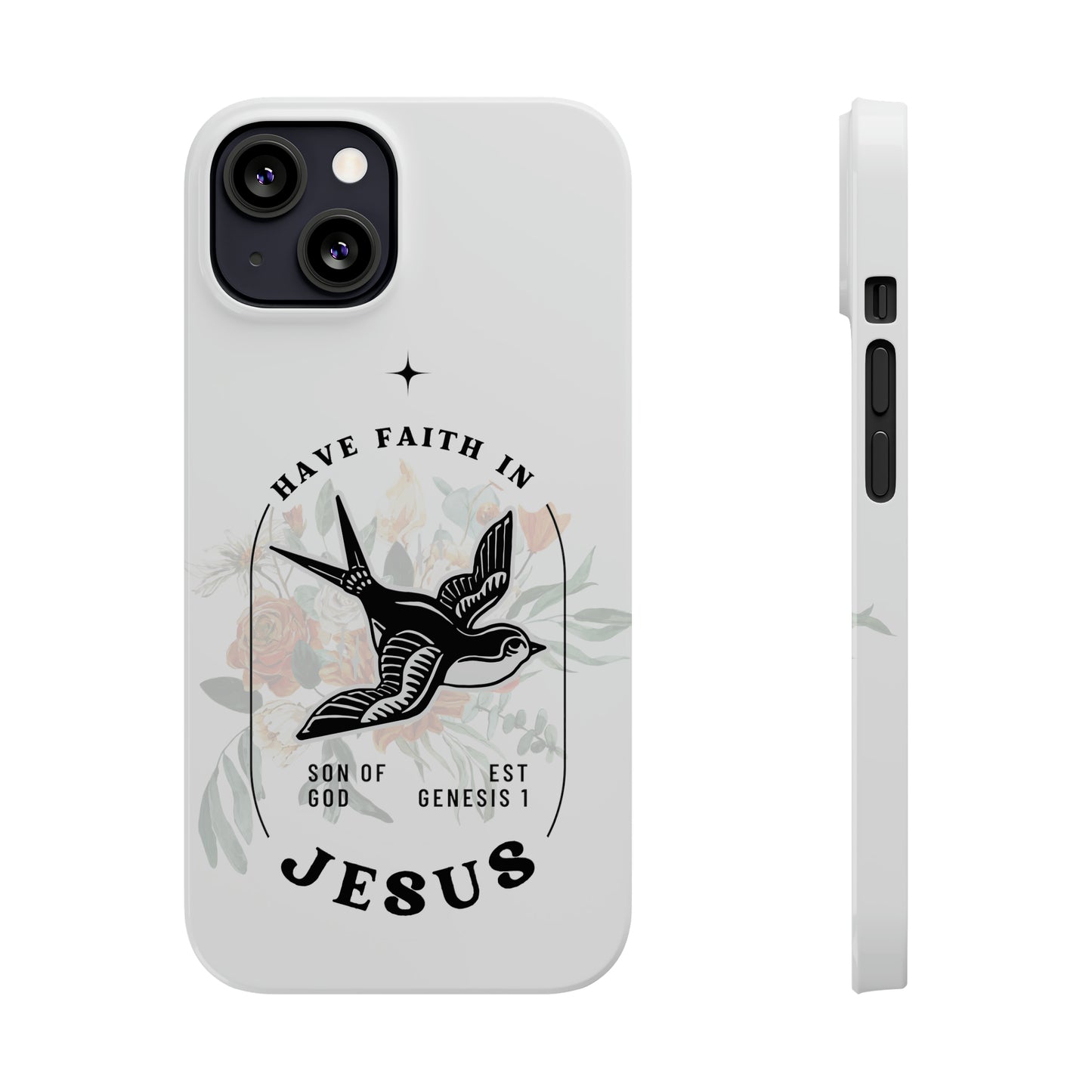 Bible Verses Phone Case Minimalist, Christian Aesthetic iPhone Cases, Jesus Saves Phone Case, Vintage Tattoo Style