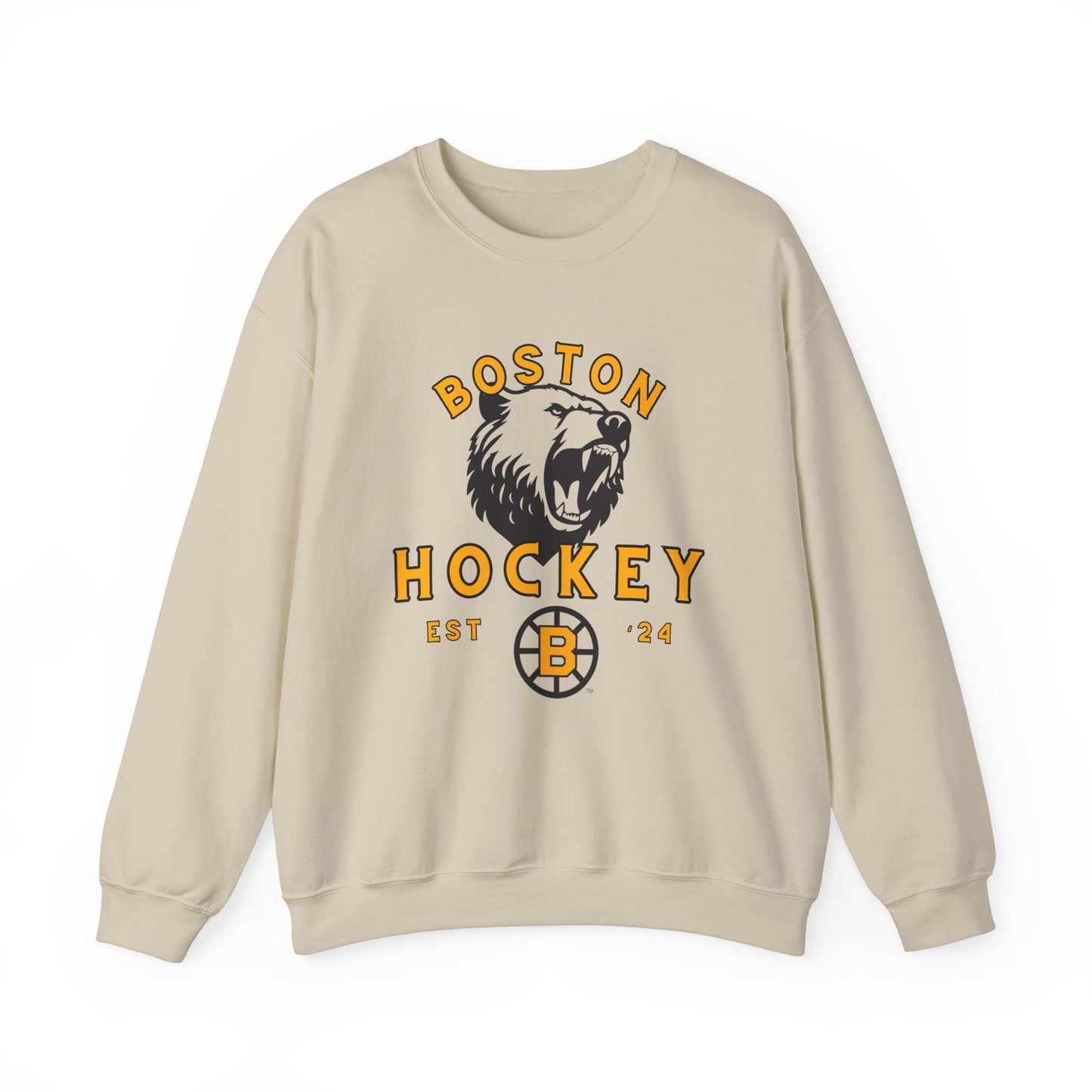 Custom Bruins/ Cancer Awareness Support Sweater