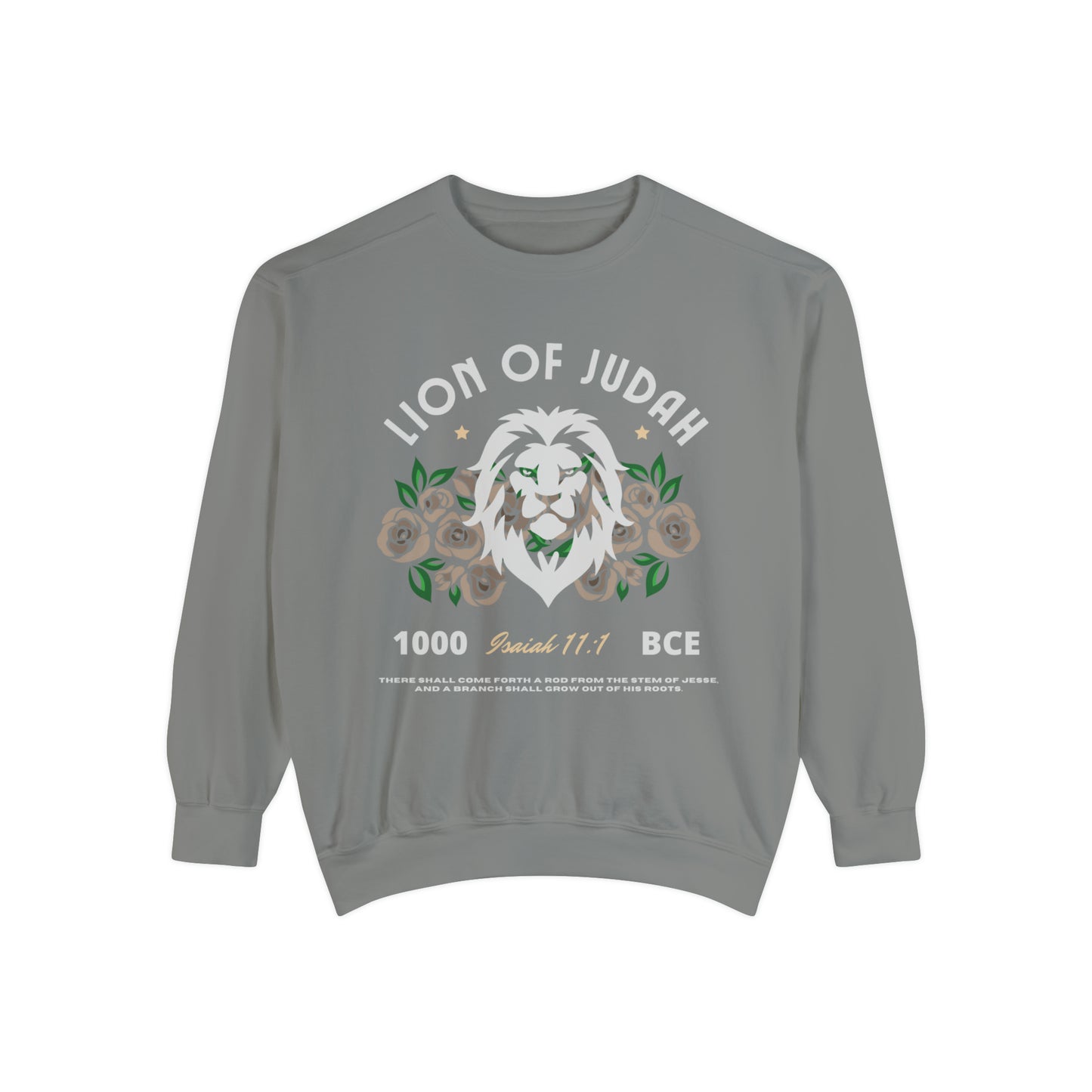 Christian Sweatshirts Lion of Judah Sweatshirt Christian Aesthetic Apparel Baptism Sweatshirt Jesus Sweater