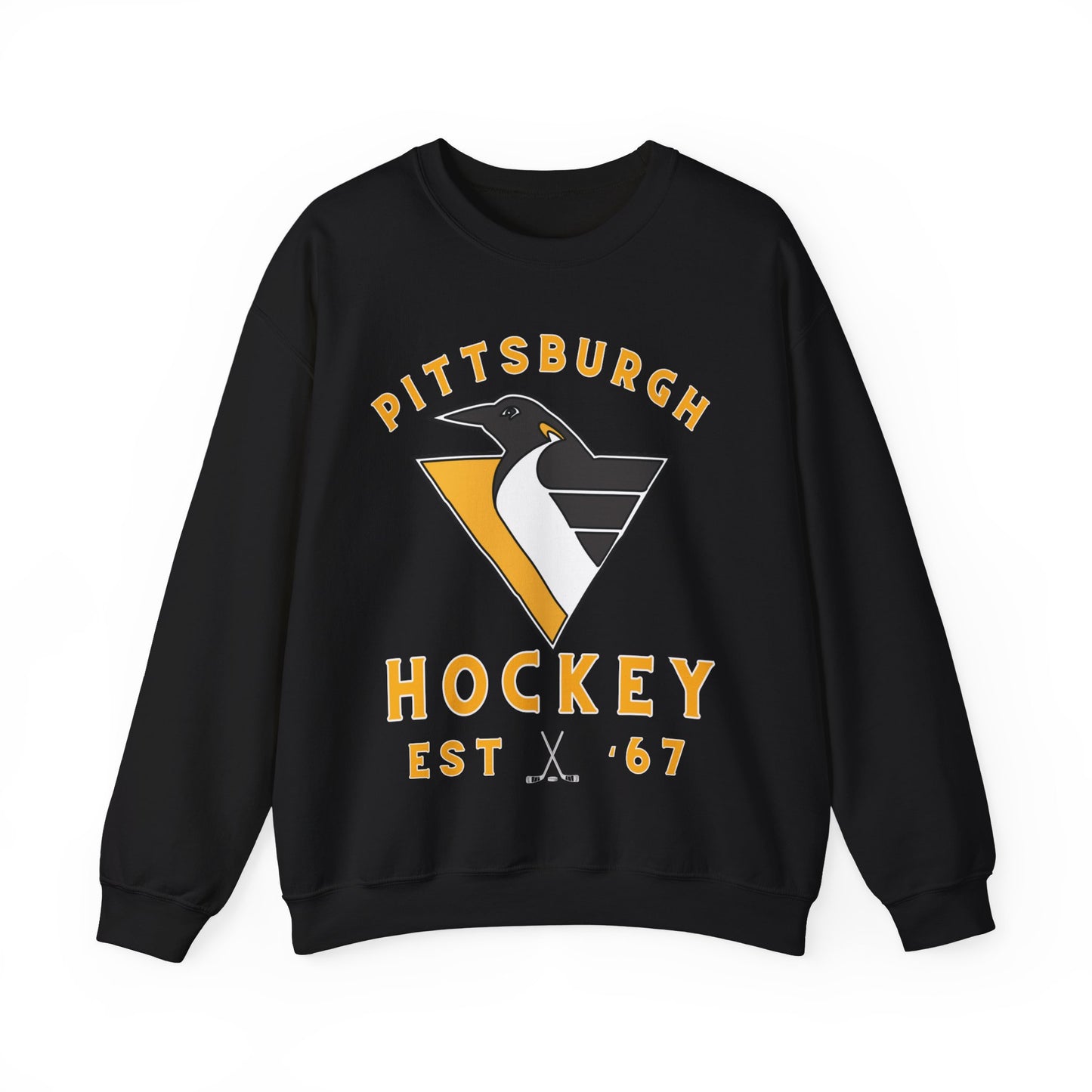 Penguins Hockey Sweatshirt, Pittsburgh Hockey Shirt, Penguins Retro Hockey Sweatshirt, Throwback Penguins Gear, NHL Hoodie