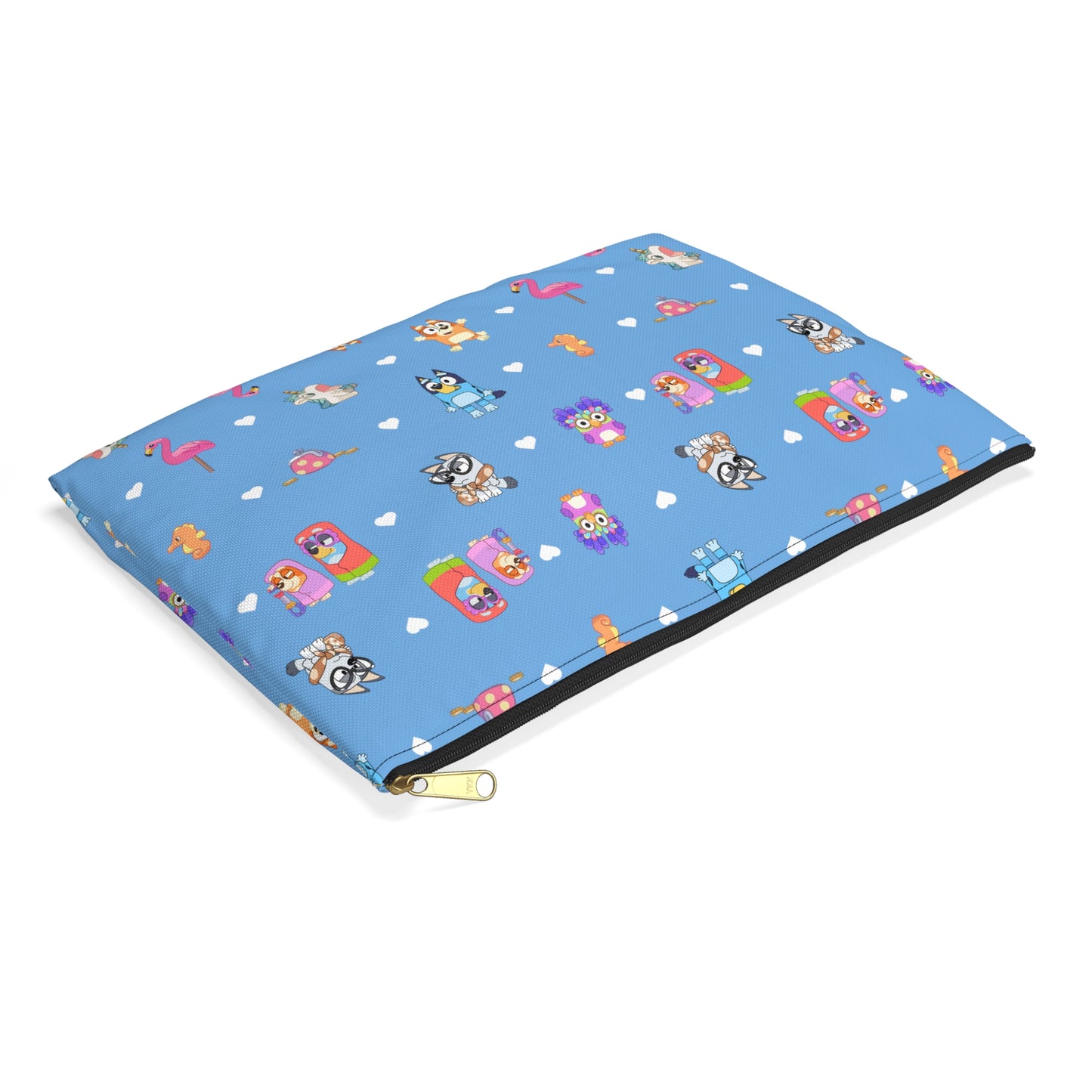 Rita and Janet Bingo Bluey Travel Case, Bluey Accessory Pouch, Bingo Make Up Bag, Bingo and Bluey Back To School Pouch