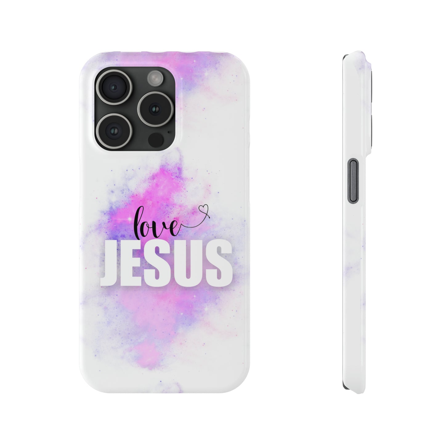 Love Jesus Slim Phone Case