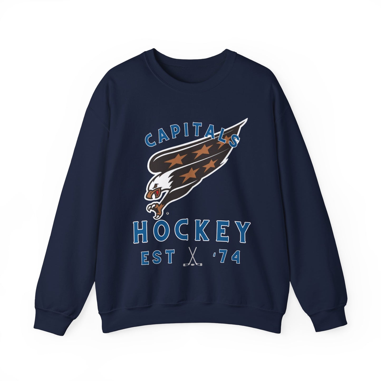 Capitals Hockey Sweatshirt, Washington DC Hockey Shirt, Capitals Retro Hockey Sweatshirt, Throwback Capitals Gear, NHL Hoodie