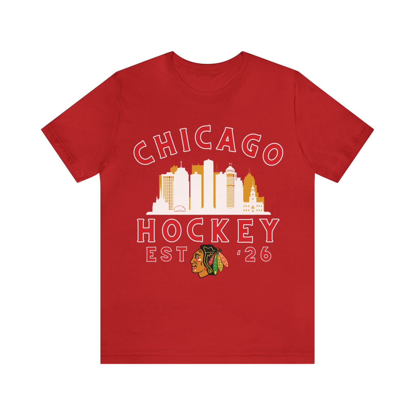 Blackhawks Hockey Tee, Chicago Hockey Shirt, Blackhawks Retro Hockey Sweatshirt, Chicago Fan Gear, Chicago NHL Hoodie