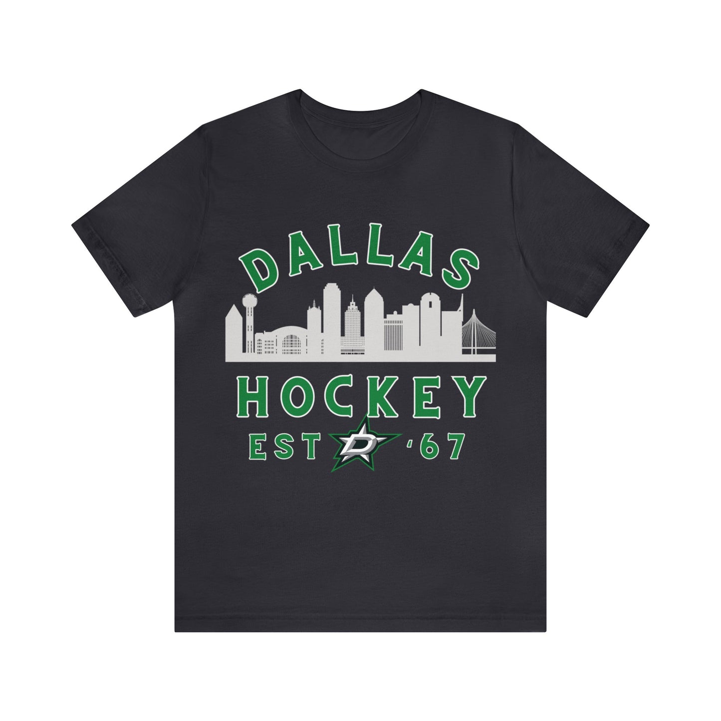 Dallas Stars Tee - Dallas Hockey Jersey Tshirt - Retro Dallas Hockey Tee - Ice Hockey- Vintage Dallas Tee Playoff Gear