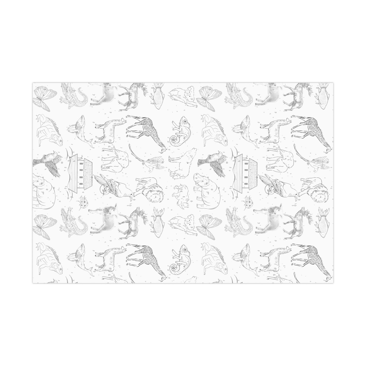 Noahs Ark Wrapping Paper, Baby Shower, Baptism, Christian Christmas Wrap, Biblical Wrapping Paper